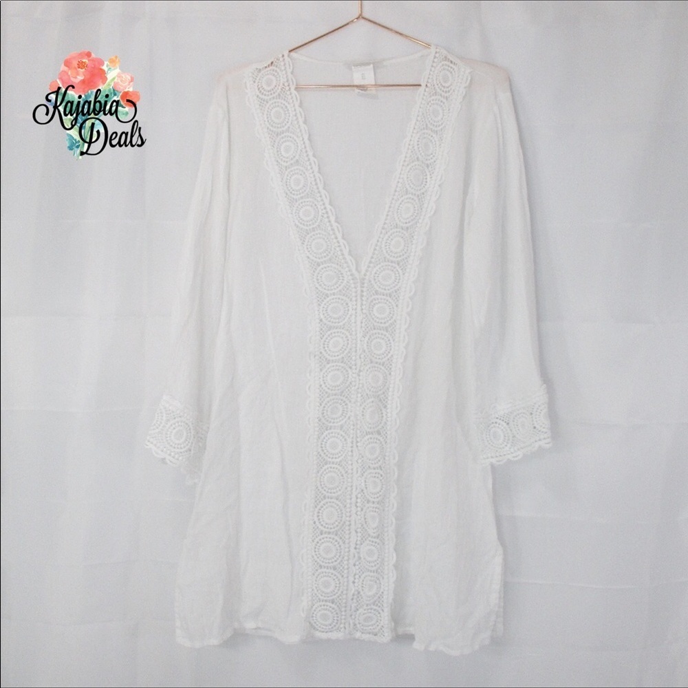 LA BLANCA Swimsuit Cover Up Like New Size Large - Picture 2 of 8
